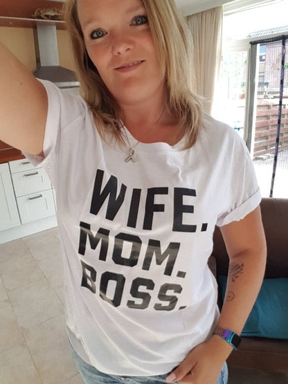 WIFE MOM BOSS Tröja eprolo