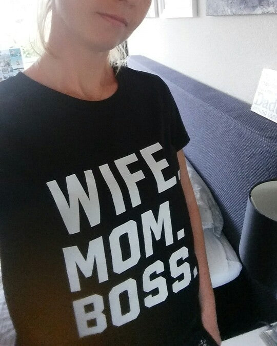 WIFE MOM BOSS Tröja eprolo