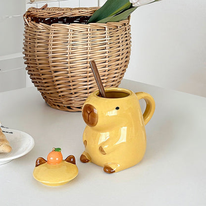 Capybara Mugg Med Lock eprolo