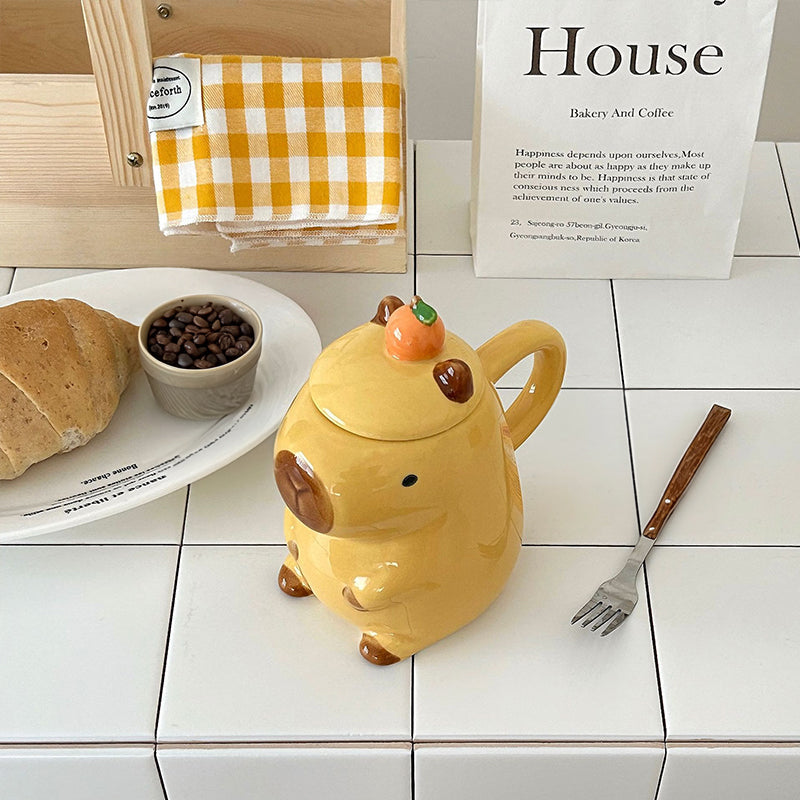 Capybara Mugg Med Lock eprolo